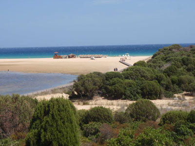 Chia, le dune e la spiaggia